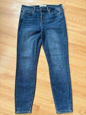 Liverpool Los Angelo’s Indigo High-Rise Button-Fly Jeans 8/29